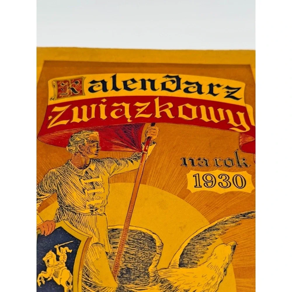 1930 Polish Calendar Booklet – Kalendarz Związkowy na Rok 1930 – Pre-WWII Poland